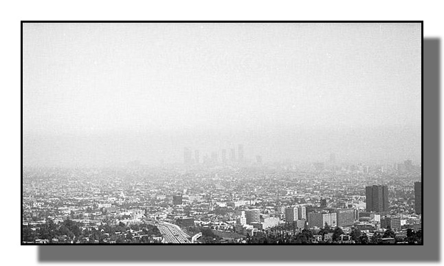 Photo of smog in L.A.